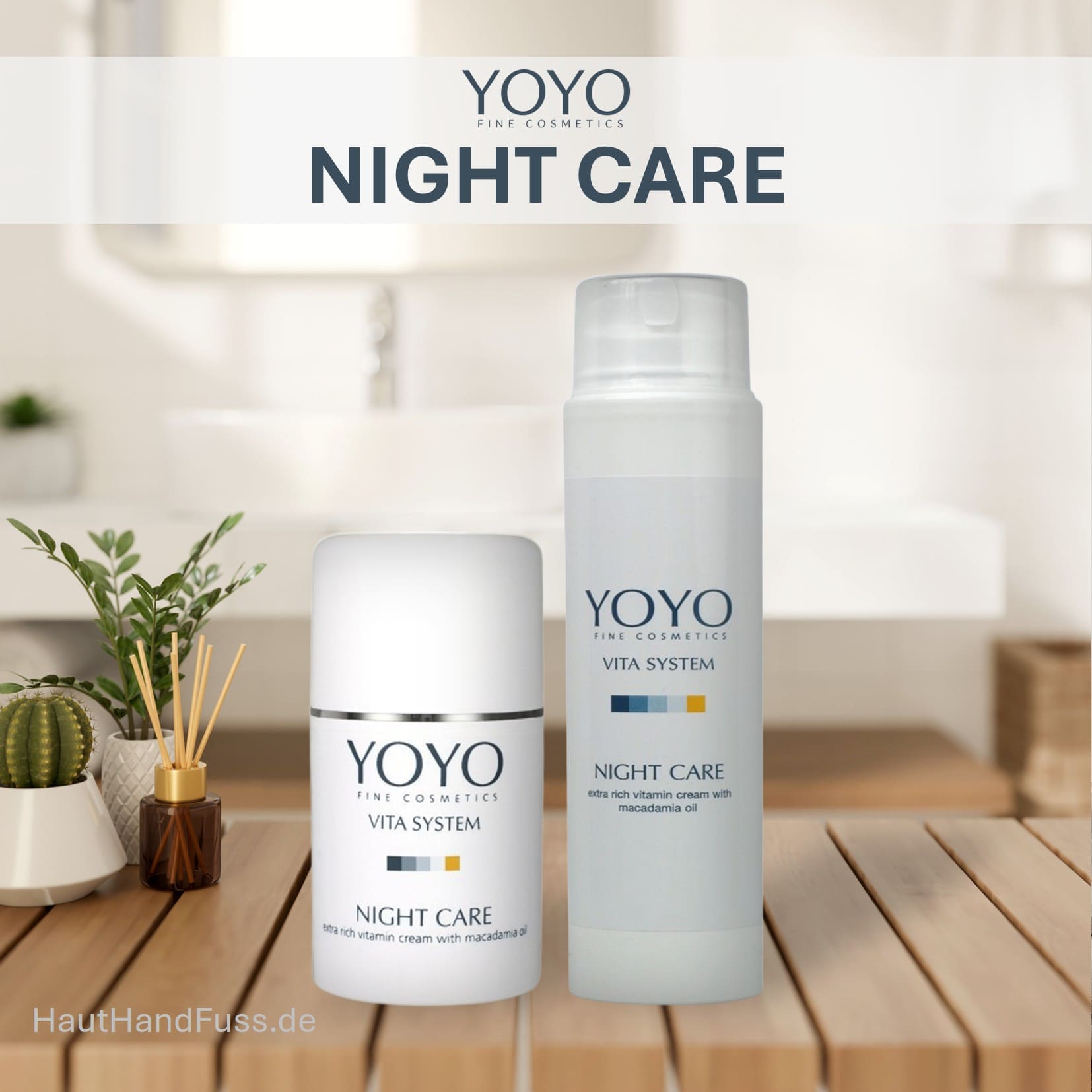 YOYO Night Care – Reichhaltige Nachtcreme mit Macadamiaöl und Vitaminkomplex